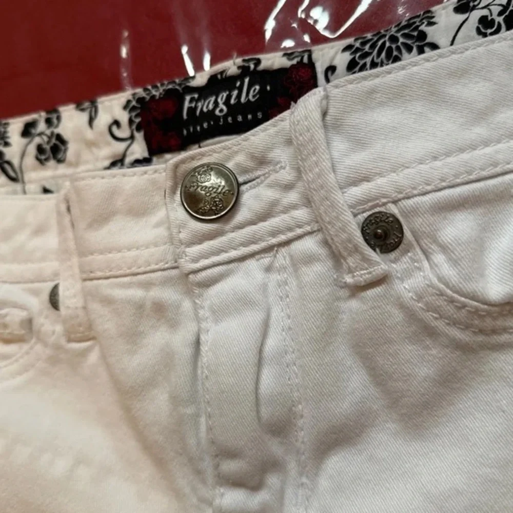 Women's White Denim Shorts